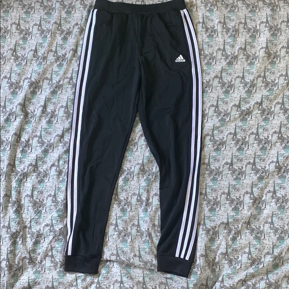 Adidas Black and White Joggers for Effortless Style